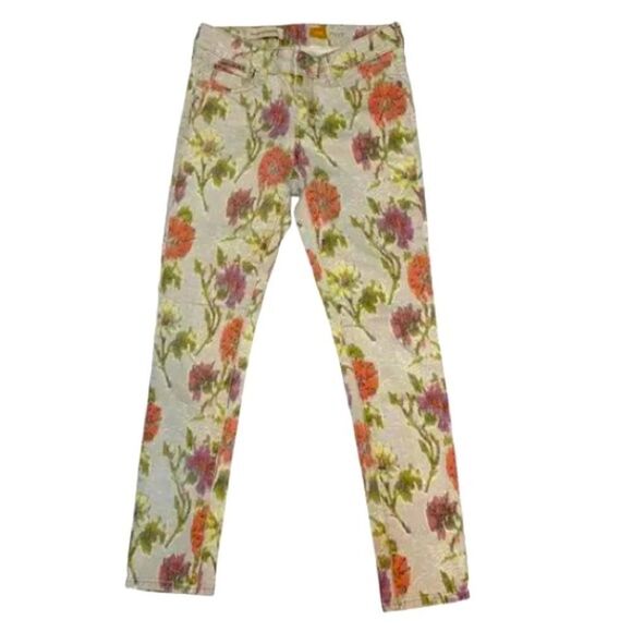 Anthropologie pilcro, and the Letterpress STET floral jeans, size 26 - Picture 2 of 8
